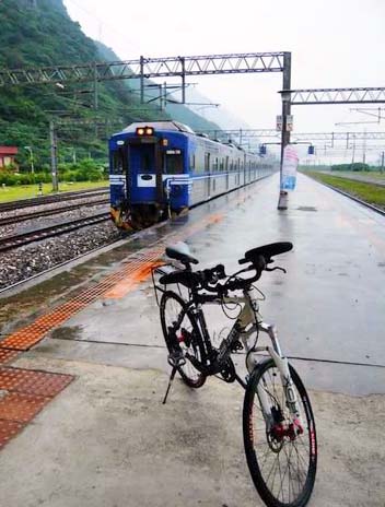 Велосипед в поезде