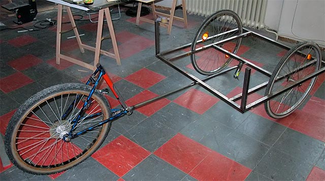 Грузовой трехколесный велосипед своими руками видео
