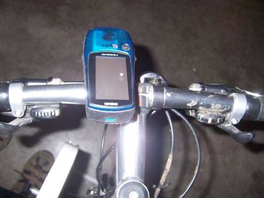 Телефон на руле велосипеда
